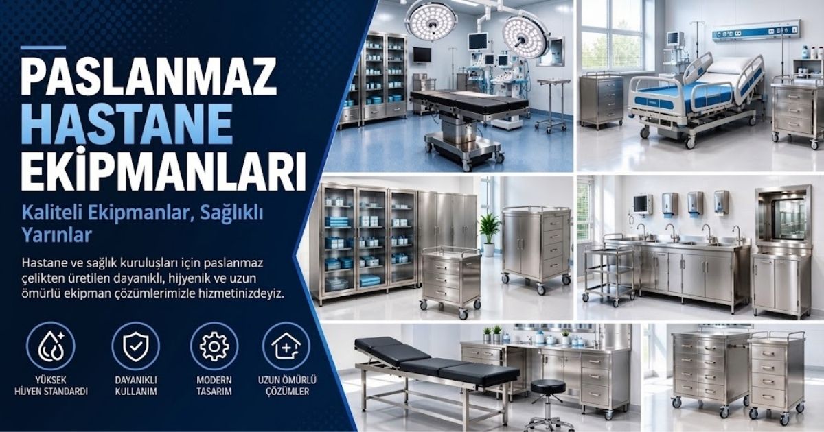 Paslanmaz Hastane Ekipmanları