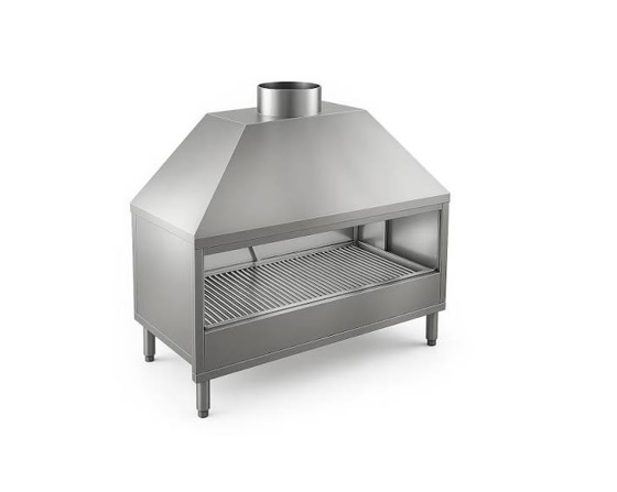 Paslanmaz Kömürlü Ocakbaşı Izgara 100cm
