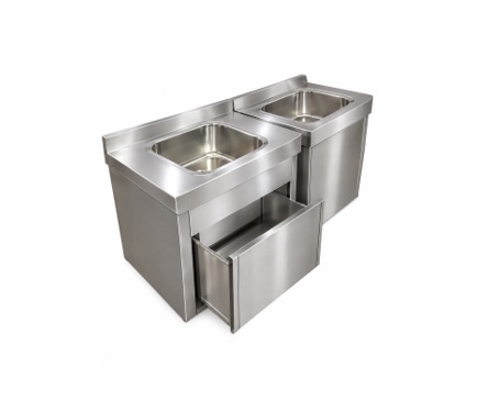 Paslanmaz Çekmeceli Lavabo